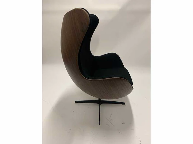 1x egg chair zwart - afbeelding 2 van  4