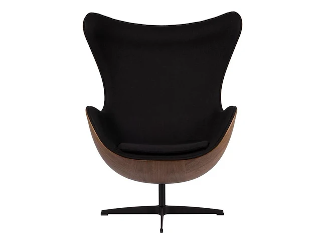 1x egg chair zwart - afbeelding 2 van  5