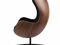 1x egg chair zwart - afbeelding 3 van  5
