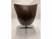 1x egg chair zwart - afbeelding 3 van  4