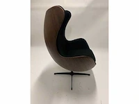 1x egg chair zwart - afbeelding 4 van  4