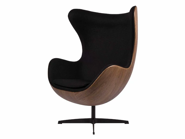 1x egg chair zwart - afbeelding 1 van  4