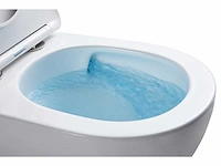 1x geberit complete toiletset met glanzend wit tornado spoeling - afbeelding 2 van  3