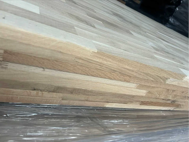 1x gelamelleerd eiken werkblad 18mm - afbeelding 3 van  4
