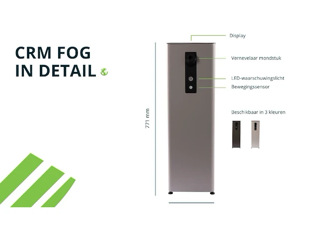 1x grijze crm fog met pir - afbeelding 3 van  26