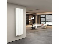 1x h1800xb500 dubbele design radiator vero mat wit - afbeelding 2 van  2