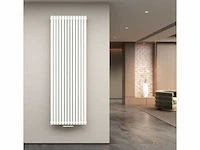 1x h1800xb600 dubbele design radiator vero mat wit - afbeelding 1 van  4