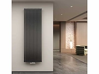 1x h1800xb600 dubbele design radiator vero mat zwart