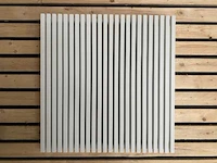 1x h900xb900 horizontaale designradiator mat wit - afbeelding 1 van  3