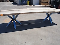 1x hardhouten buitentafel 70mm - afbeelding 1 van  7