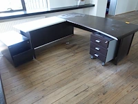 1x hoekbureau + 1x kast - afbeelding 3 van  8