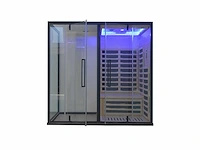 1x infrarood sauna met douche combinatie