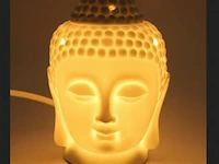 1x keramische boeddha hoofd elektrische oliebranderlamp - afbeelding 6 van  6
