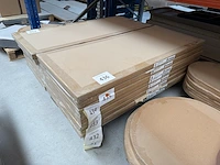 1x keramische salontafelblad marquina nero matte - 1200mm - afbeelding 3 van  3