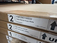 1x keramische salontafelblad persia grigio matte - 1200mm - afbeelding 2 van  3