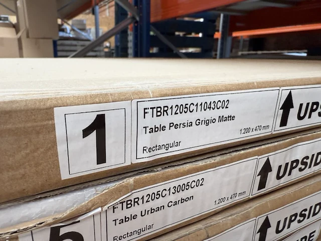 1x keramische salontafelblad persia grigio matte - 1200mm - afbeelding 2 van  3