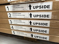 1x keramische salontafelblad statuarietto bianco matte - 1200mm - afbeelding 2 van  3