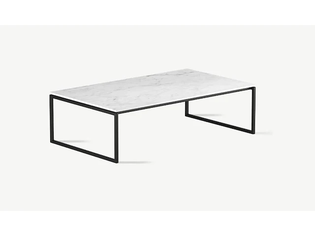 1x keramische salontafelblad statuarietto bianco matte - 1200mm - afbeelding 1 van  3