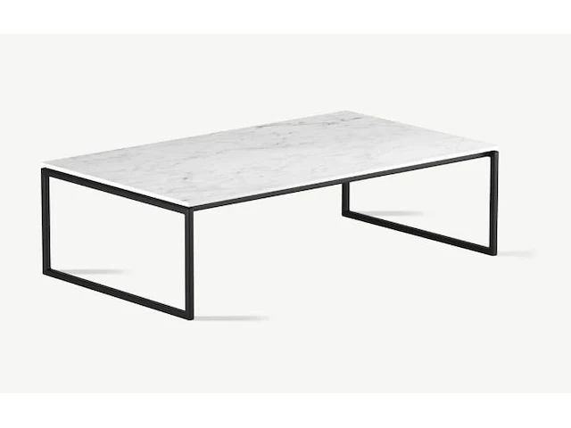 1x keramische salontafelblad statuarietto bianco matte - 1200mm - afbeelding 1 van  3
