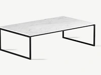 1x keramische salontafelblad statuarietto bianco matte - 1200mm - afbeelding 1 van  3