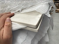 1x keramische salontafelblad statuarietto bianco matte - 1200mm - afbeelding 3 van  4