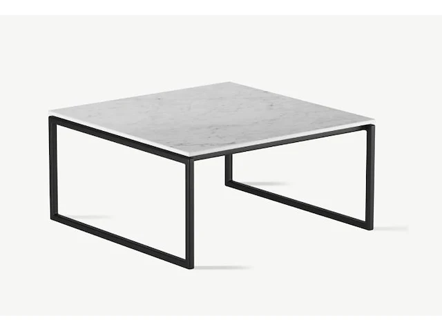 1x keramische salontafelblad statuarietto bianco matte - 700mm - afbeelding 1 van  3