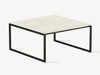 1x keramische salontafelblad travertin crema - 700mm - afbeelding 1 van  3