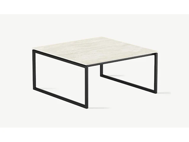 1x keramische salontafelblad travertin crema - 700mm - afbeelding 1 van  3