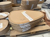 1x keramische salontafelblad urban carbon - 1044mm - afbeelding 3 van  3