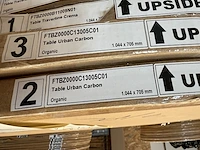 1x keramische salontafelblad urban carbon - 1044mm - afbeelding 2 van  3