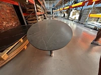 1x keramische tafel oval met onderste l- 2500x1250x770mm - afbeelding 2 van  5