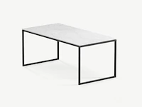 1x keramische tafelblad carrara white - 2800mm - afbeelding 1 van  3