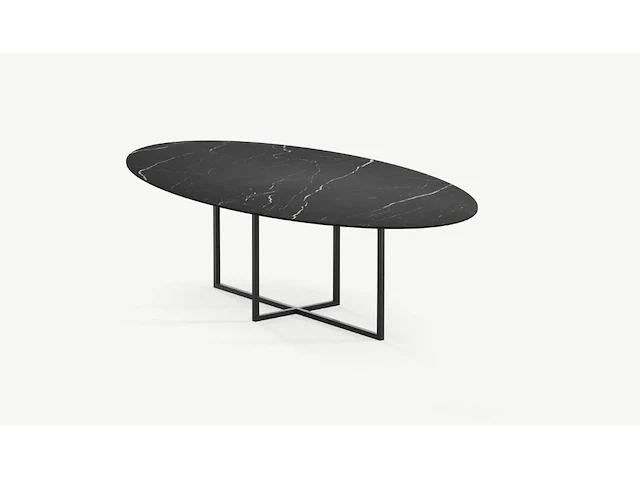 1x keramische tafelblad marquina nero matte - 2800mm - afbeelding 1 van  3
