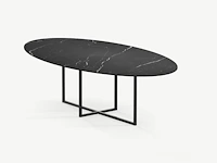 1x keramische tafelblad marquina nero matte - 2800mm - afbeelding 1 van  3