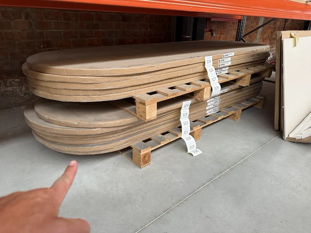 1x keramische tafelblad persia grigio matte - 2800mm - afbeelding 3 van  3