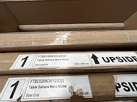 1x keramische tafelblad rectangular sahara nero matte - 1800x900mm - afbeelding 2 van  2
