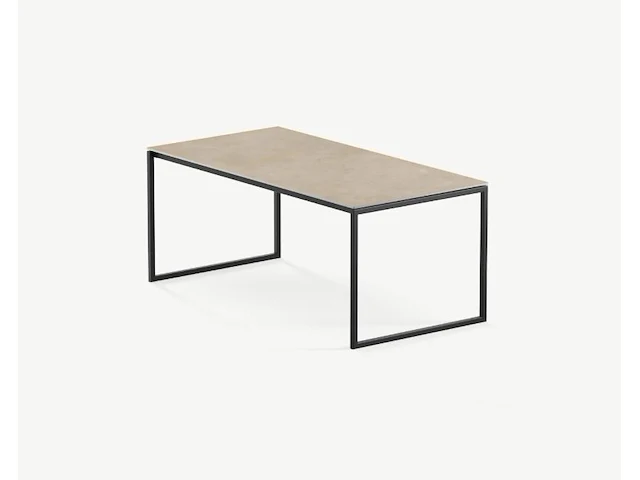 1x keramische tafelblad rectangular travertine crema - 1800mm - afbeelding 1 van  2