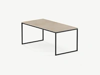 1x keramische tafelblad rectangular travertine crema - 1800mm - afbeelding 1 van  2