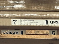 1x keramische tafelblad statuarietto bianco matte - 2000mm - afbeelding 2 van  3