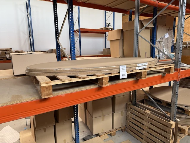 1x keramische tafelblad statuarietto bianco matte - 2200mm - afbeelding 2 van  2