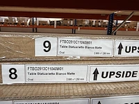 1x keramische tafelblad statuarietto bianco matte - 2500mm - afbeelding 2 van  3