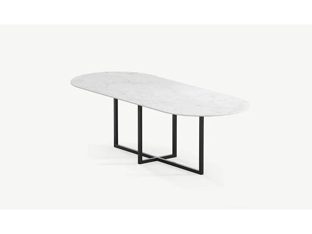 1x keramische tafelblad statuarietto bianco matte - 2800mm - afbeelding 1 van  3
