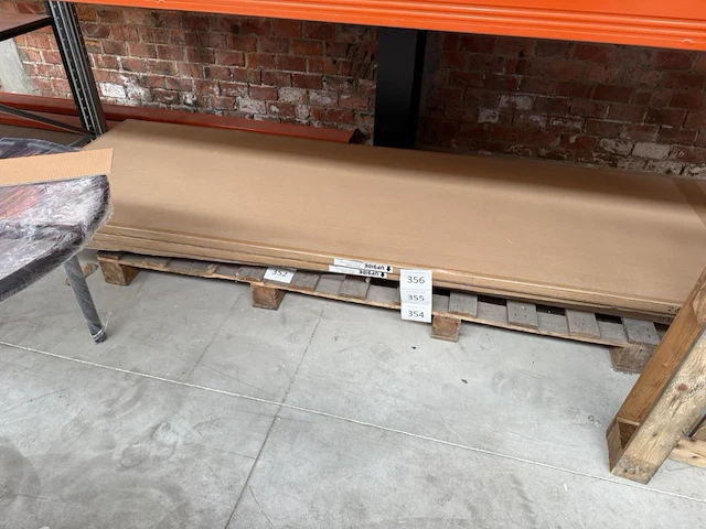 1x keramische tafelblad statuarietto bianco matte - 2800mm - afbeelding 3 van  3