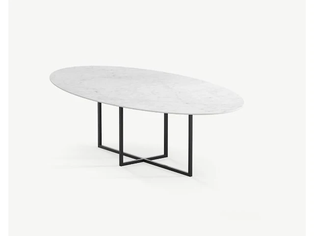1x keramische tafelblad statuarietto bianco matte - 2800mm - afbeelding 1 van  3