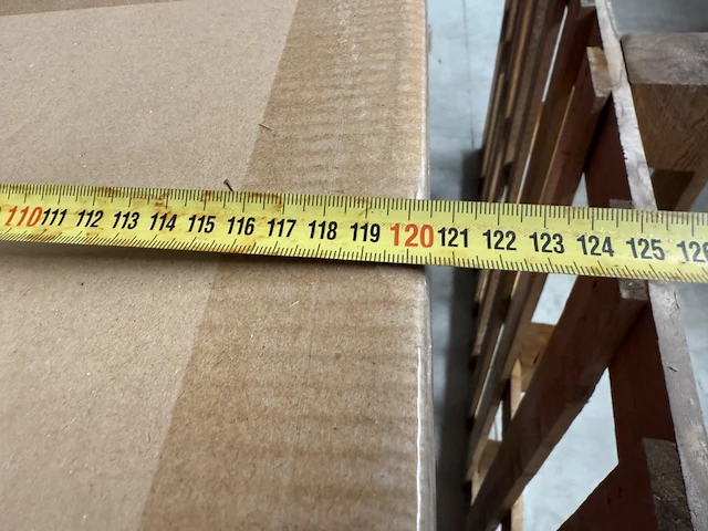 1x keramische tafelblad travertin - 2400mm - afbeelding 4 van  4