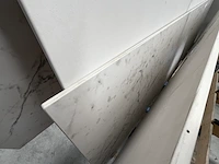 1x keramische werkblad carrara - 2200x900mm - afbeelding 2 van  4