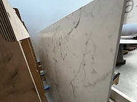 1x keramische werkblad carrara - 2200x900mm - afbeelding 3 van  4