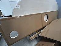 1x keramische werkblad statuarietto bianco matte - 3000x630mm - afbeelding 1 van  2