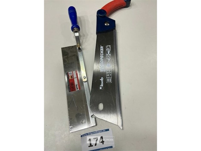 1x kwb zaag 250 mm + 1x kwb woodpeckerzaag 300mm - afbeelding 1 van  3