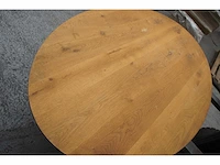 1x massief eiken tafelblad 1m80 ovaal - afbeelding 2 van  5